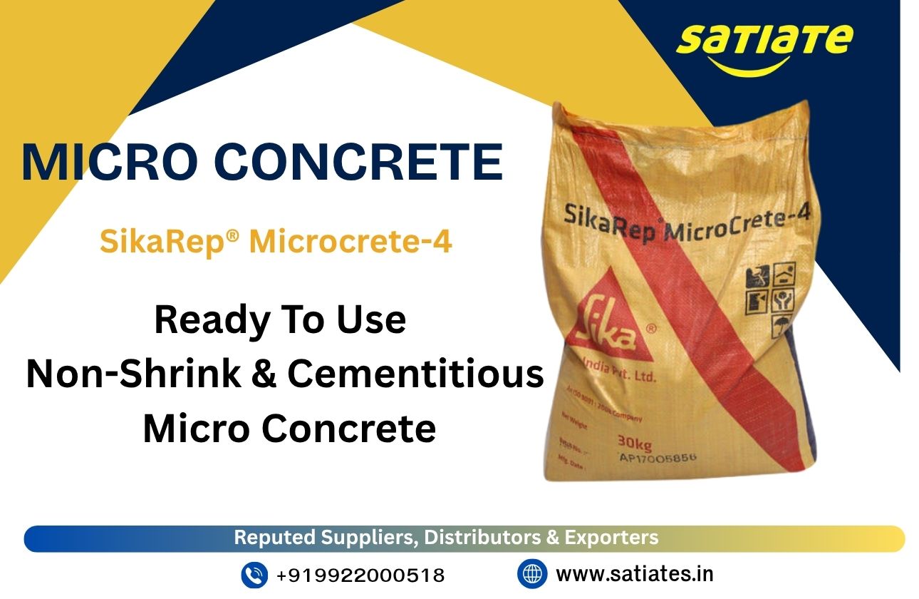Micro Concrete & Non‑Shrink Repair Mortar | Satiate Solutions