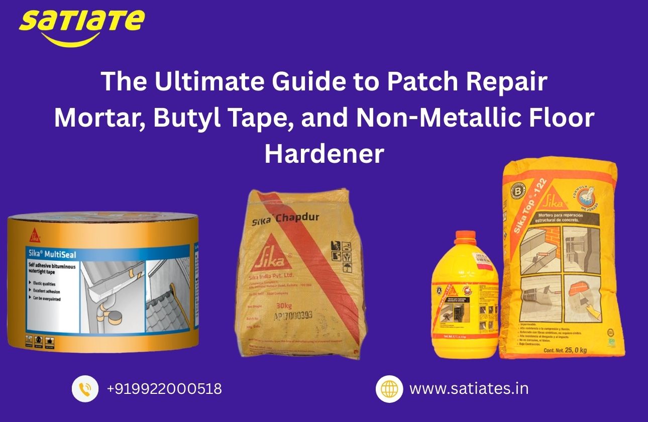 The Ultimate Guide to Patch Repair Mortar, Butyl Tape, and Non-Metallic Floor Hardener