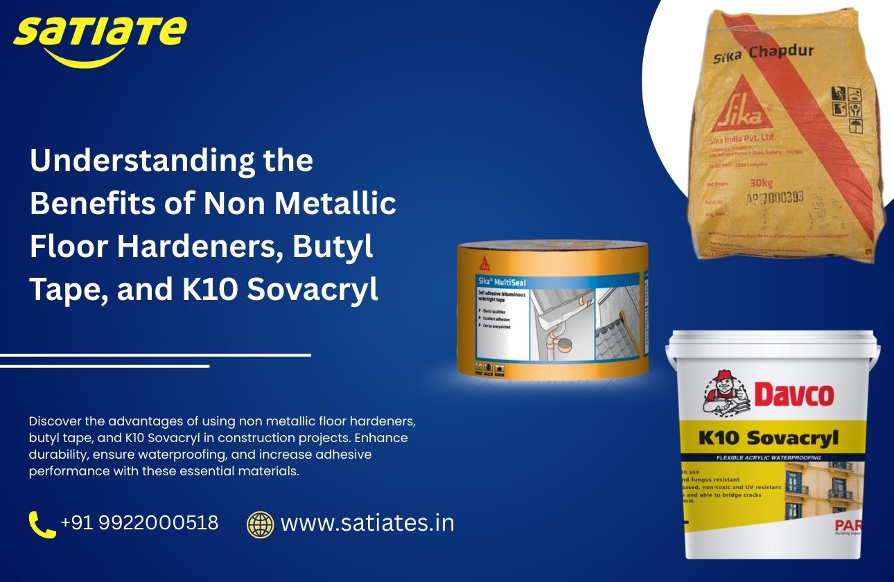 Understanding the Benefits of Non Metallic Floor Hardeners, Butyl Tape, and K10 Sovacryl